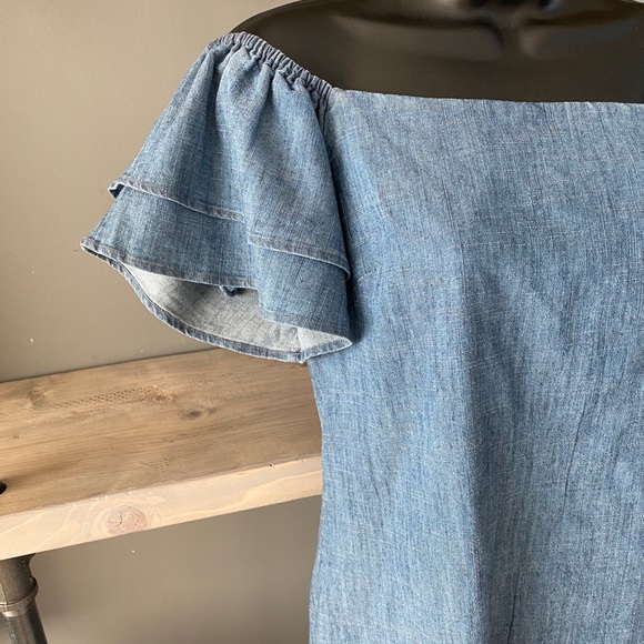 Alice + Olivia "Tula" chambray minidress XS - Picture 4 of 14